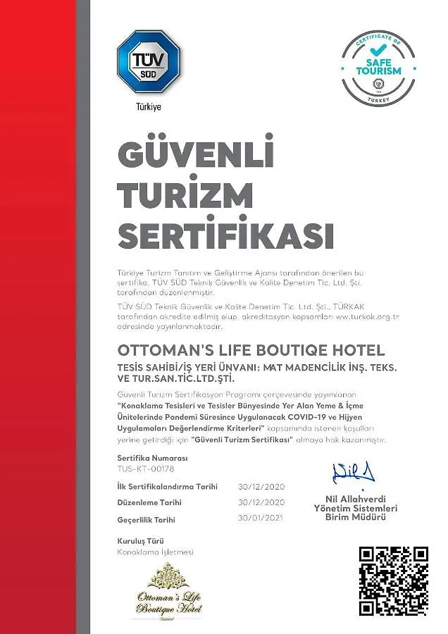 Ottoman'S Life Hotel S Class Istanbulská provincie 4*,  Turecko